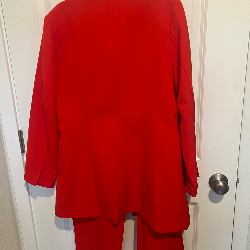 Koret Bold Red Women's Suit. With matching slacks. - Picture 5 of 5